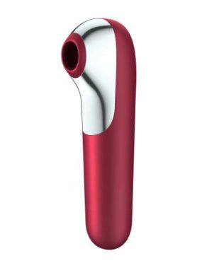 Satisfyer Dual Love Luchtdrukvibrator - Rood