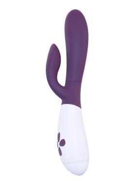 Ovo K2 Rabbit Vibrator Blackberry/White