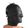 Lederen kap met afneembare blinddoek en snuit - Afbeelding 2