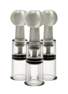 Max Twist Tepels & Clitoris Pompjes - 3 stuks