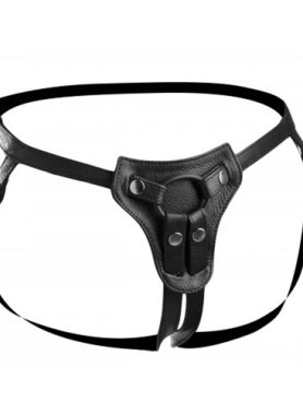 Premium All Access Leren Strap-On Harnas