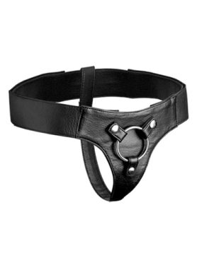 Leren Strap On Harnas - Zwart