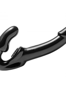 Strapless Voorbind Dildo - Zwart
