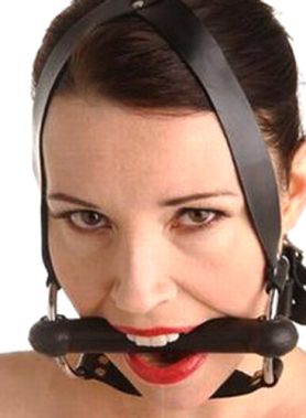 Strict Leather Locking Silicone Trainer Gag